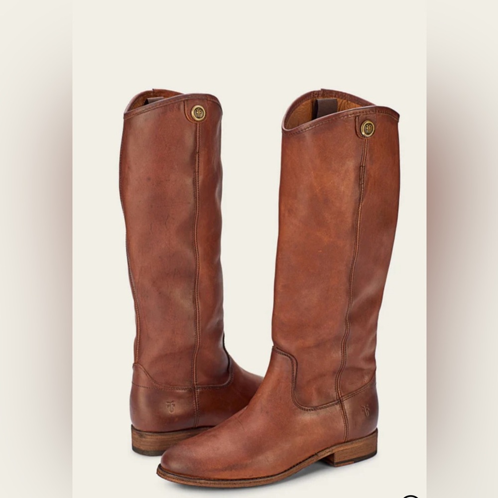 Frye MELISSA BUTTON 2 WIDE CALF BOOTS